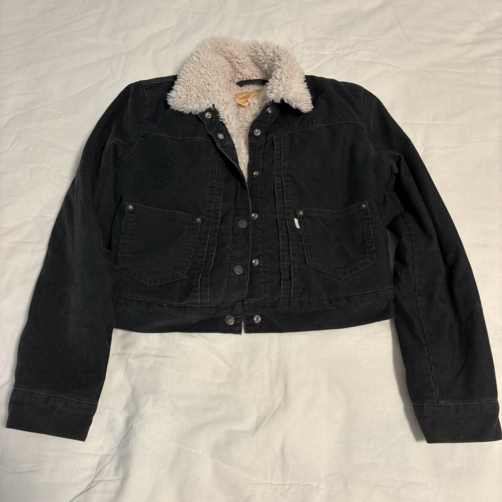 Levi's Dark Gray corduroy coat/jacket